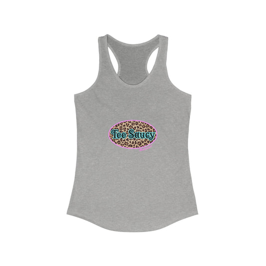 Too Saucy Tank Cheetah print