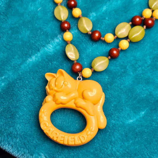 Garfield jumbo charm necklace