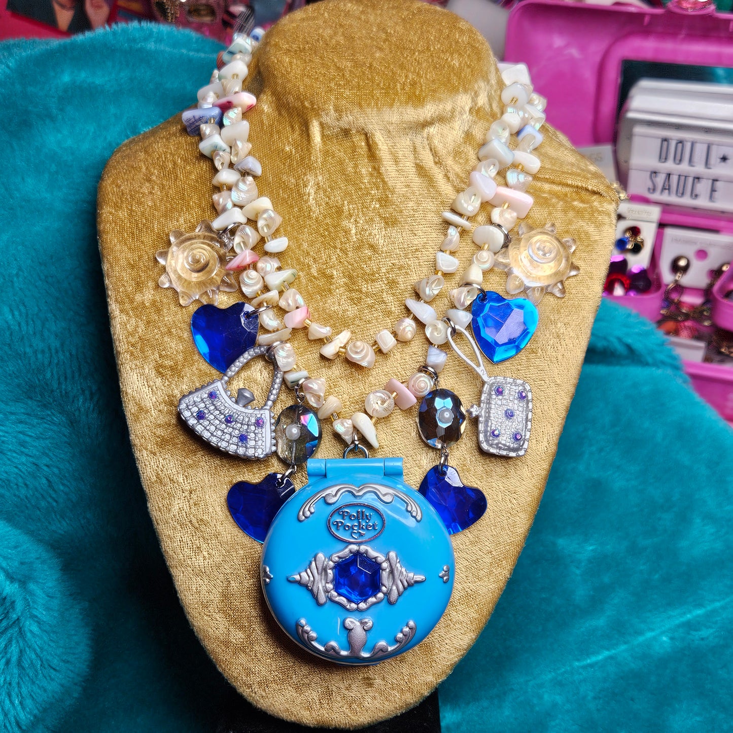 Sea Glam nostalgia charm necklace