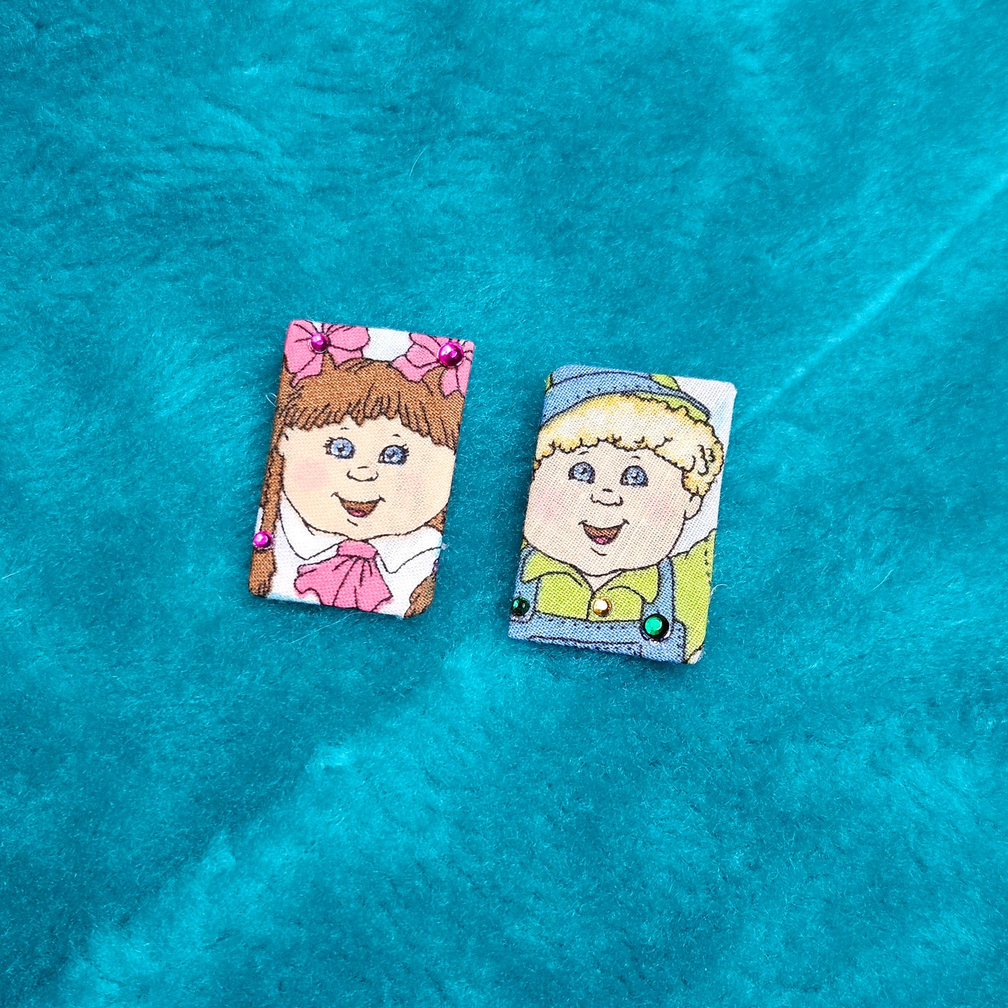Cabbage patch kids stud earrings