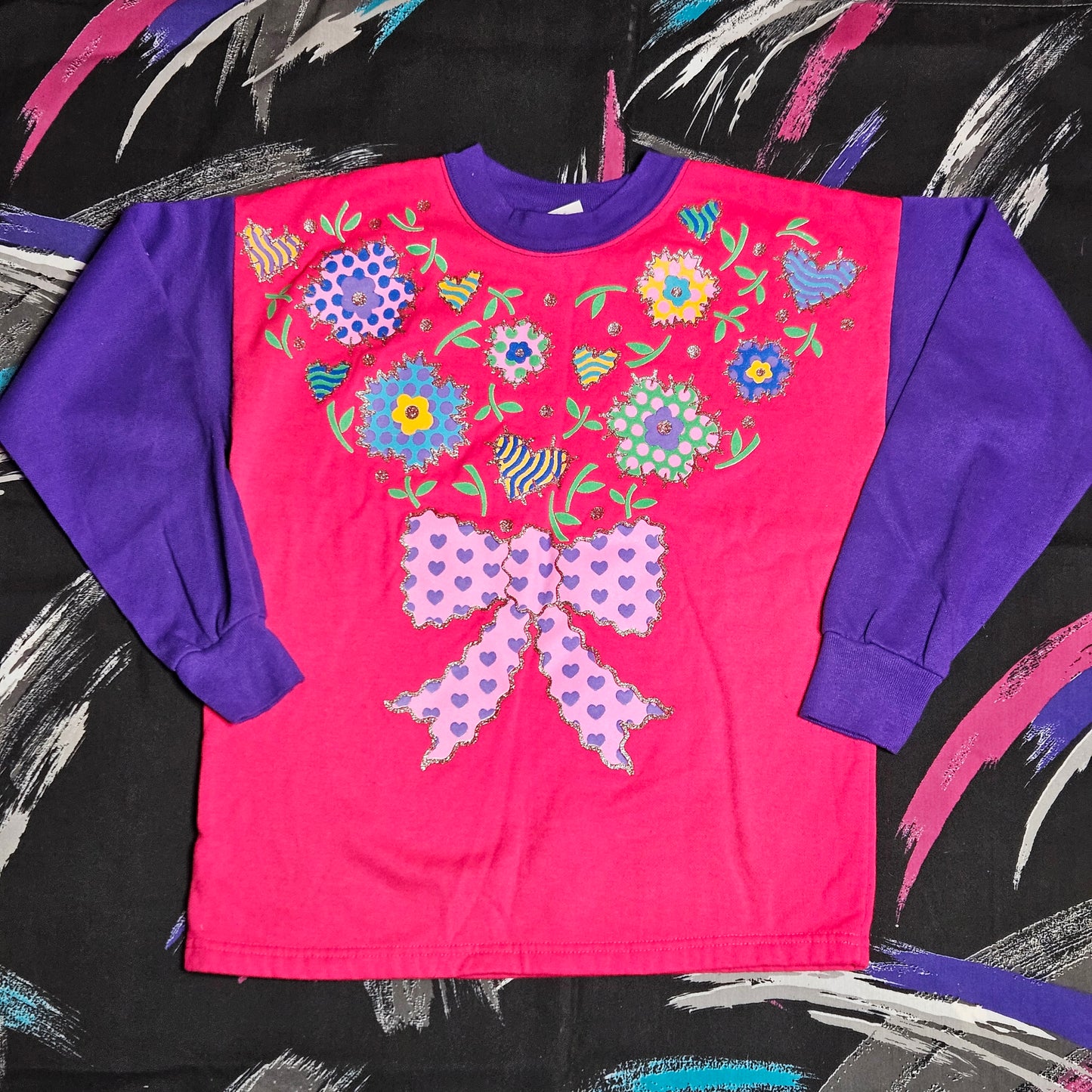 Bows & flowers 90s sweatshirt