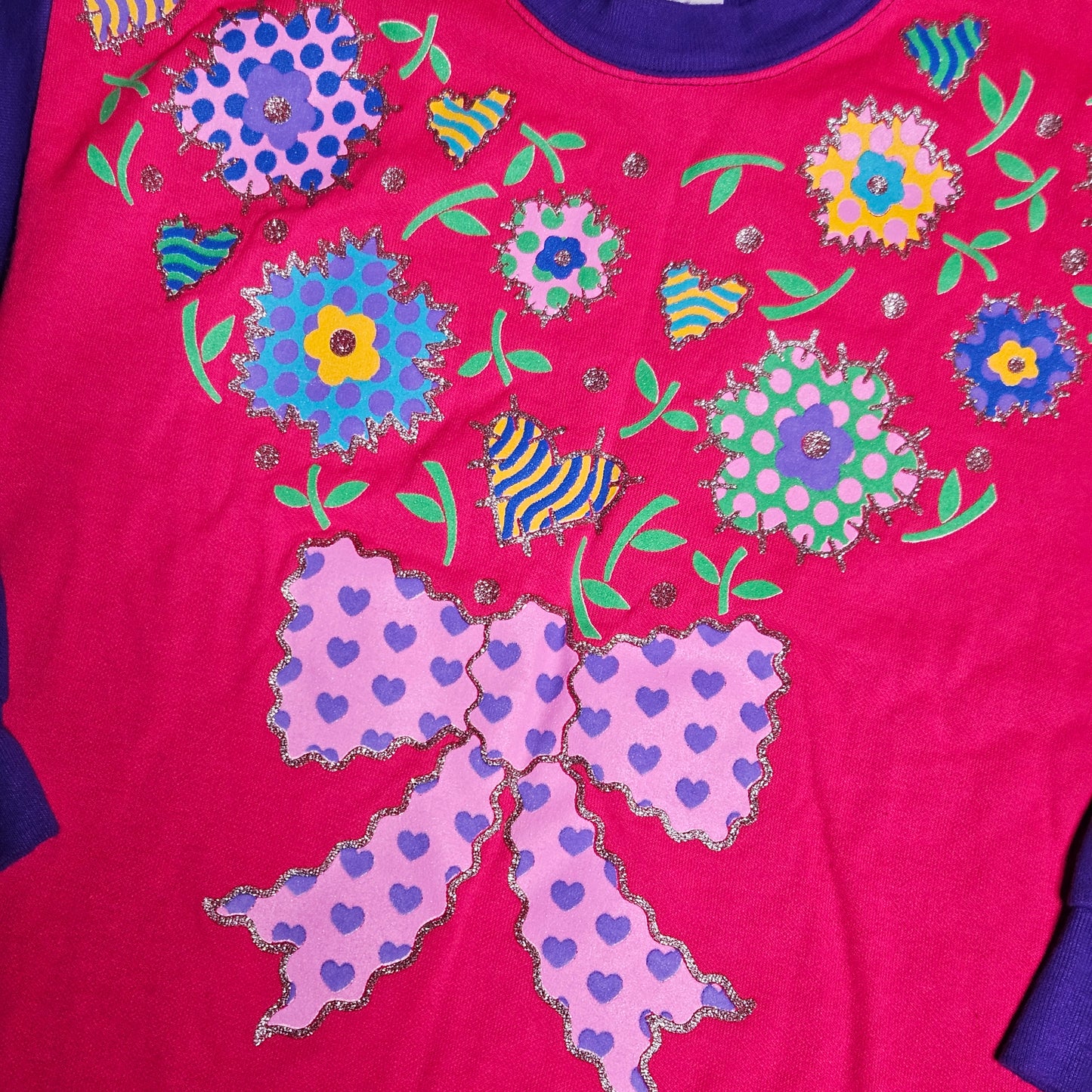 Bows & flowers 90s sweatshirt