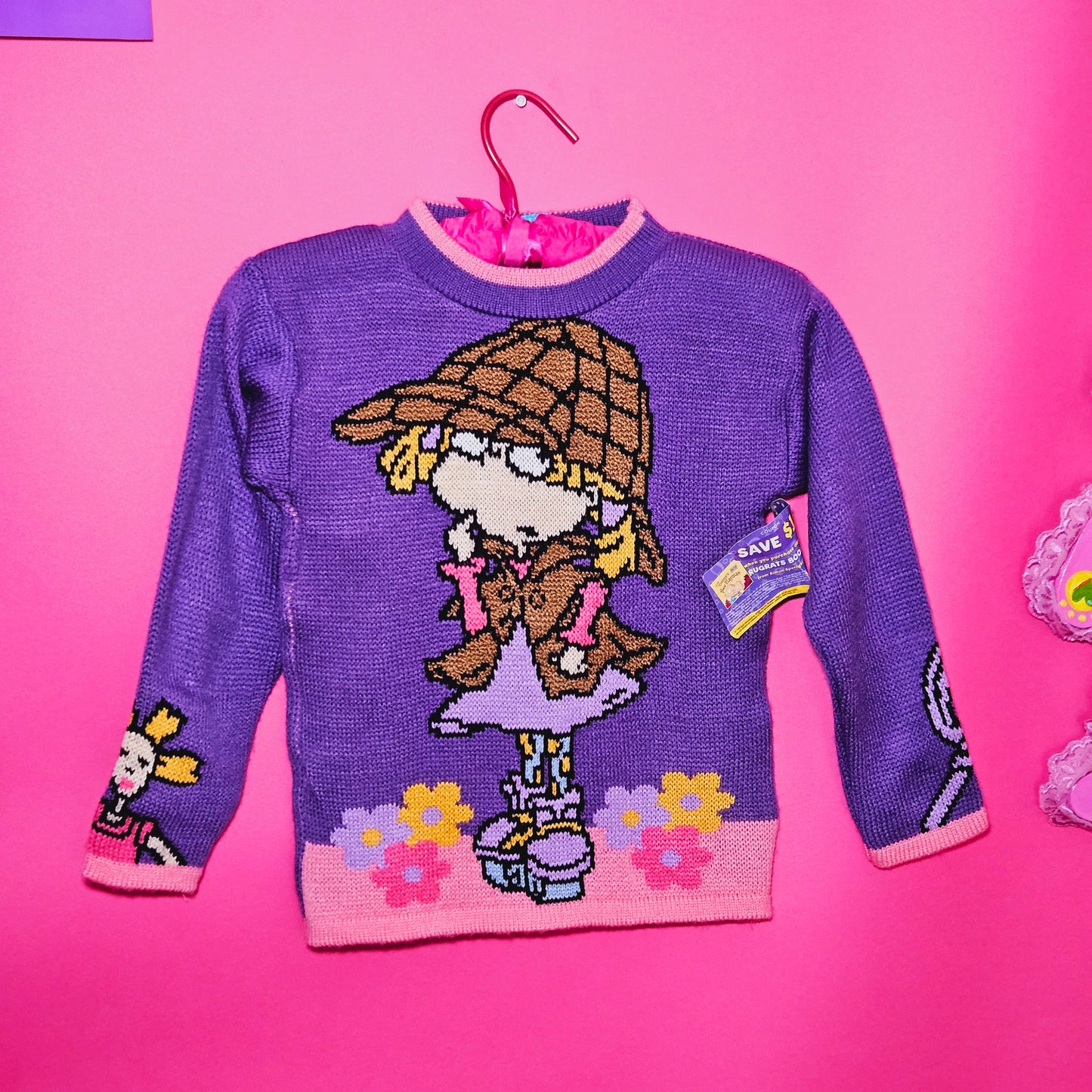 Shirley lock Holmes rugrats knit sweater