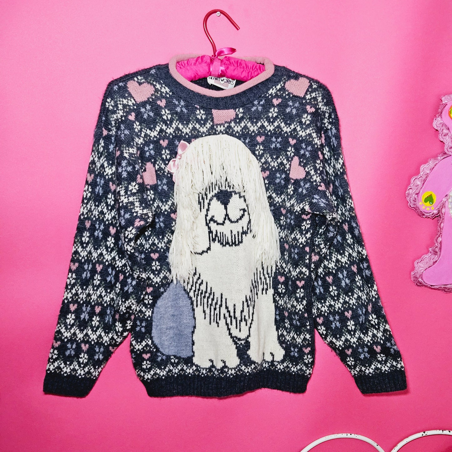 Doggy doo knit sweater