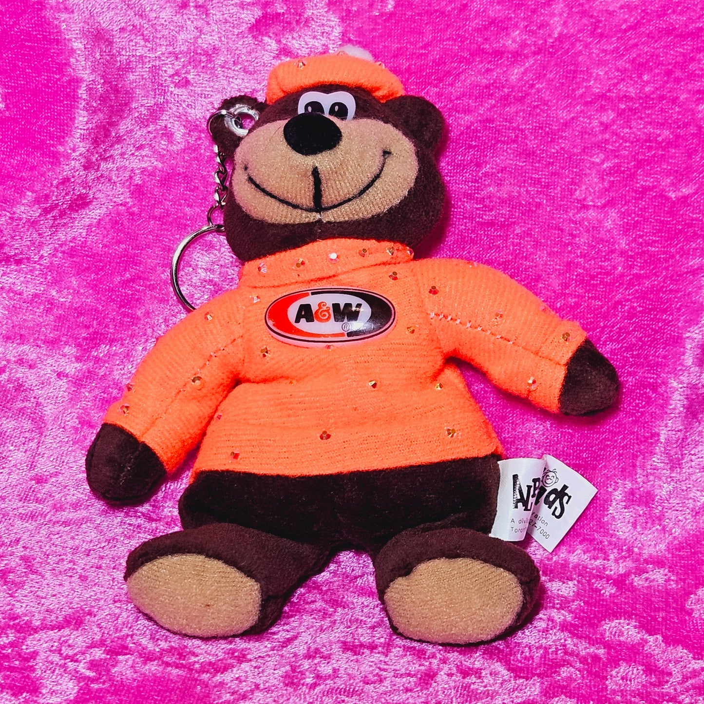 A&W Root Bear bag charm