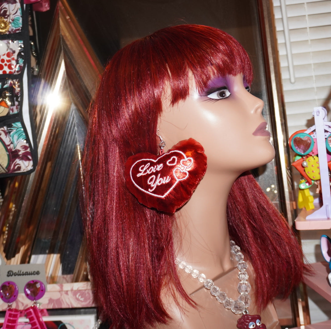 Love you earrings