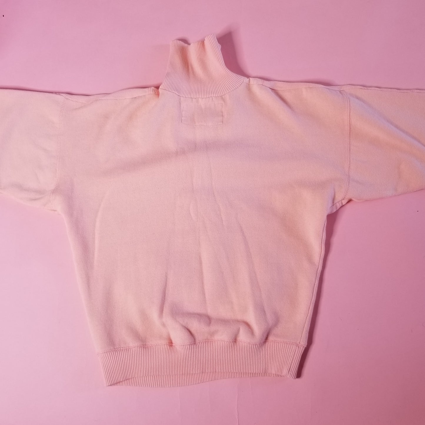 Orange pastel vintage pullover