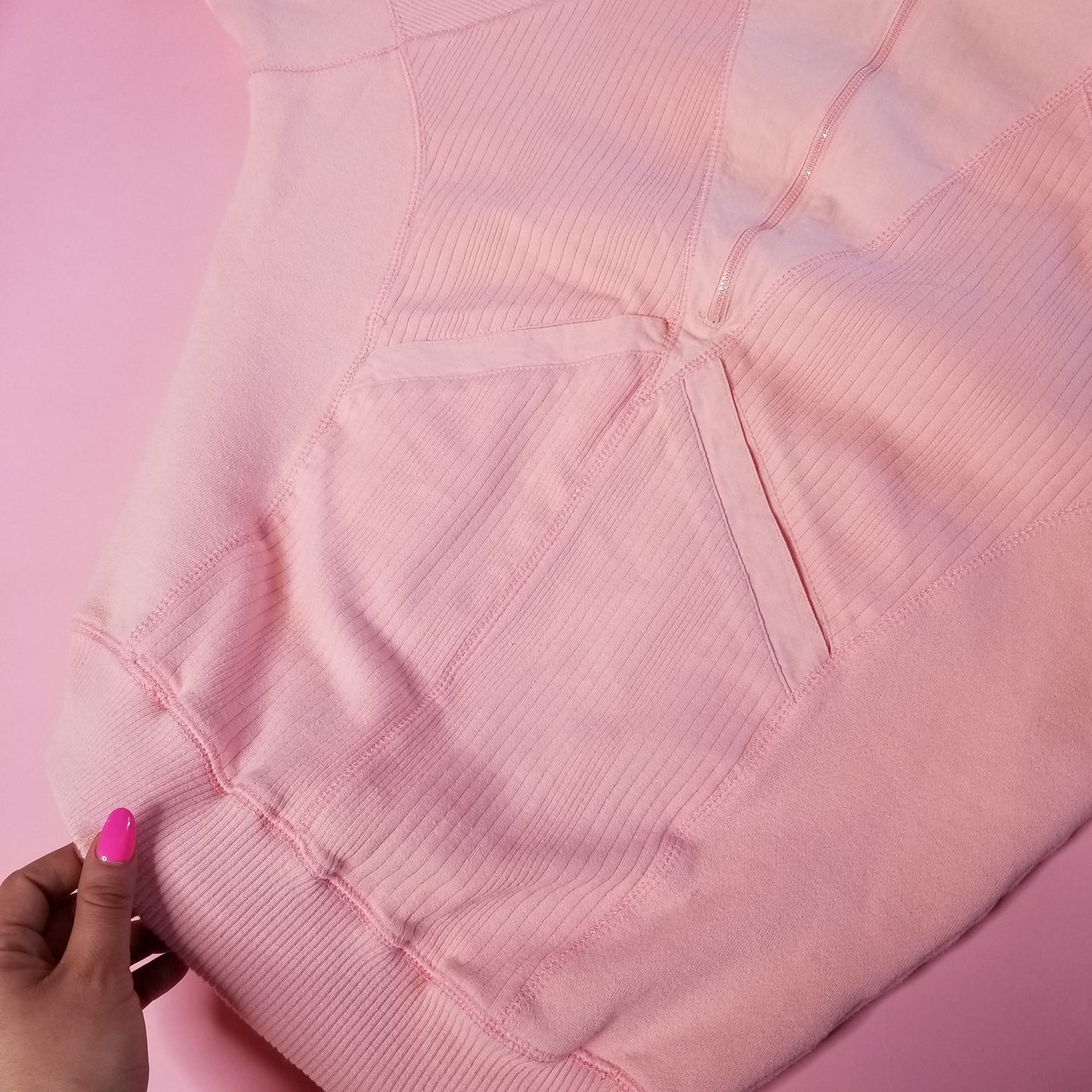 Orange pastel vintage pullover