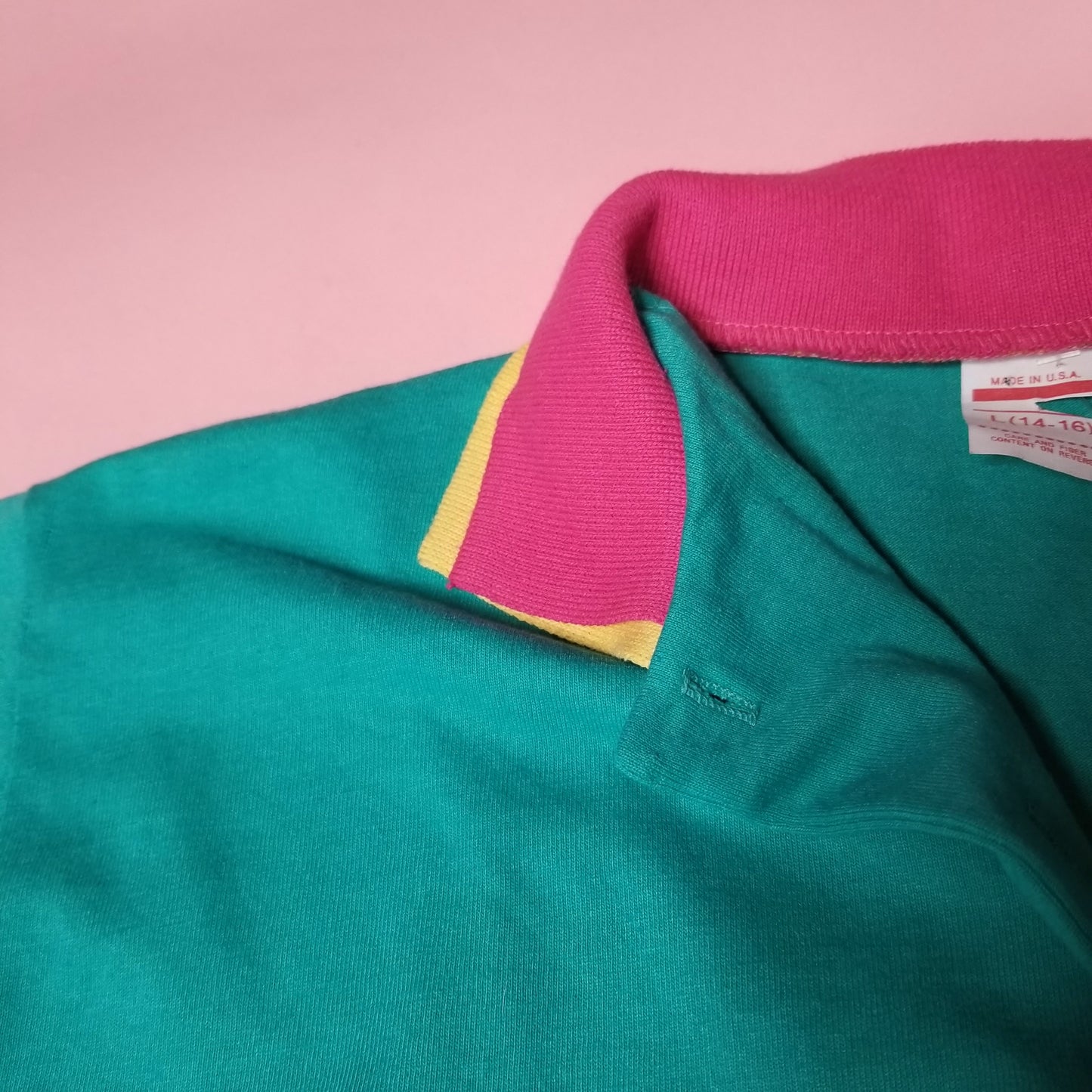 80s Color Block Polo