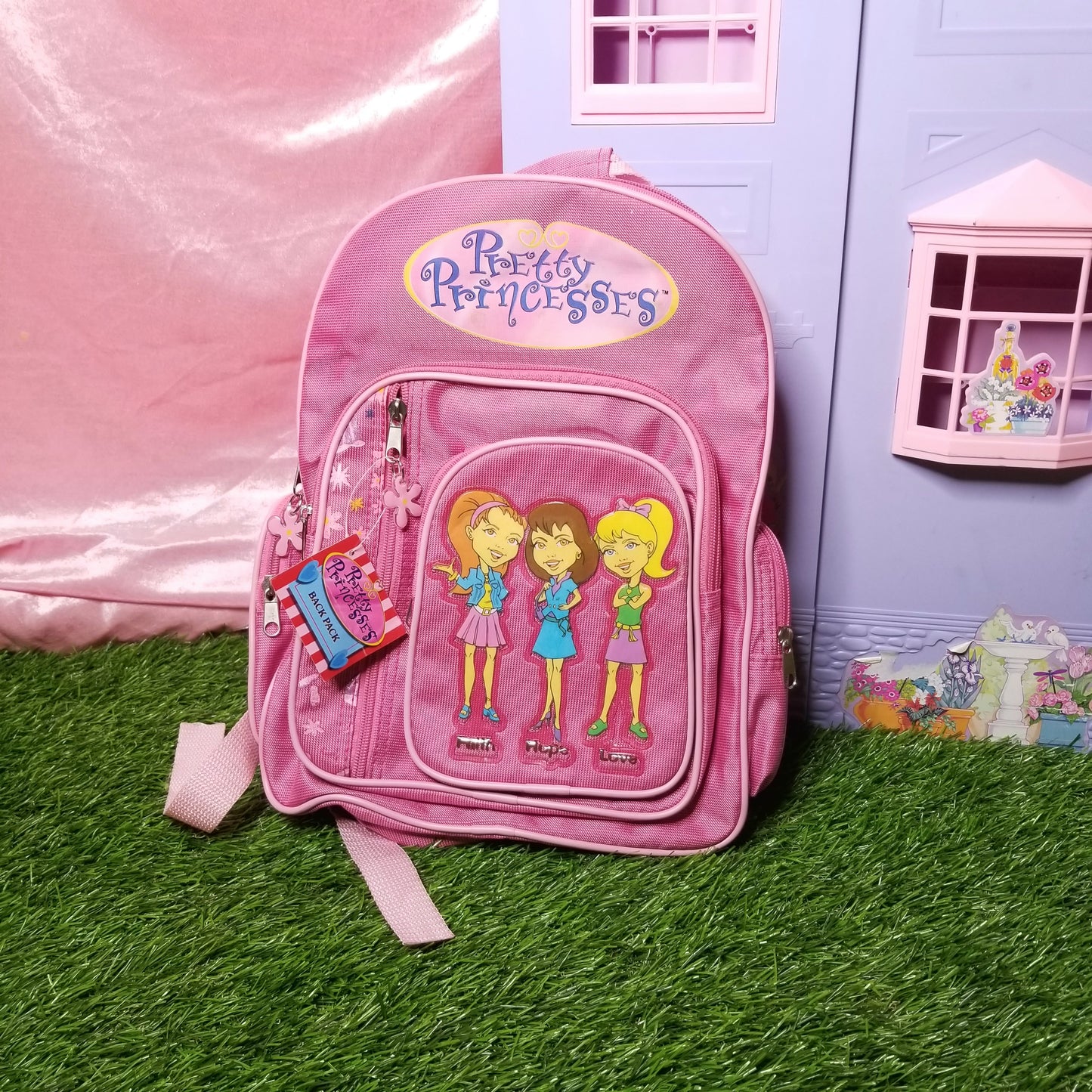 Faith hope love early 2000s sparkly backpack