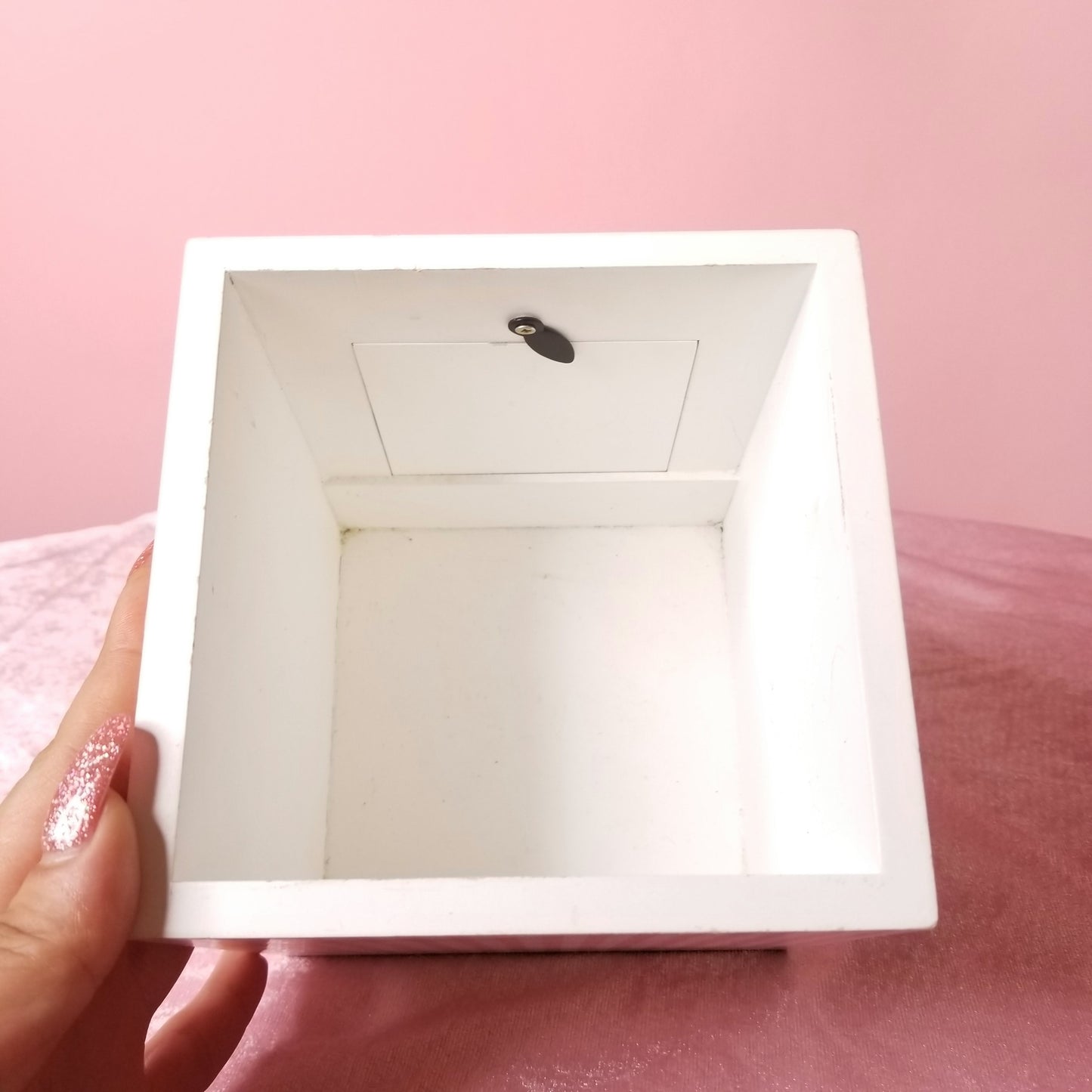 Teddy bear plaid storage box + picture frame
