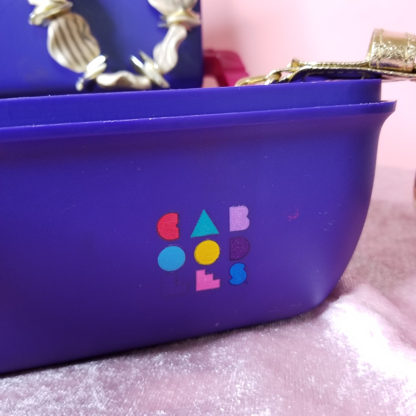 Totally Cool Caboodles box in maroon purple & teal