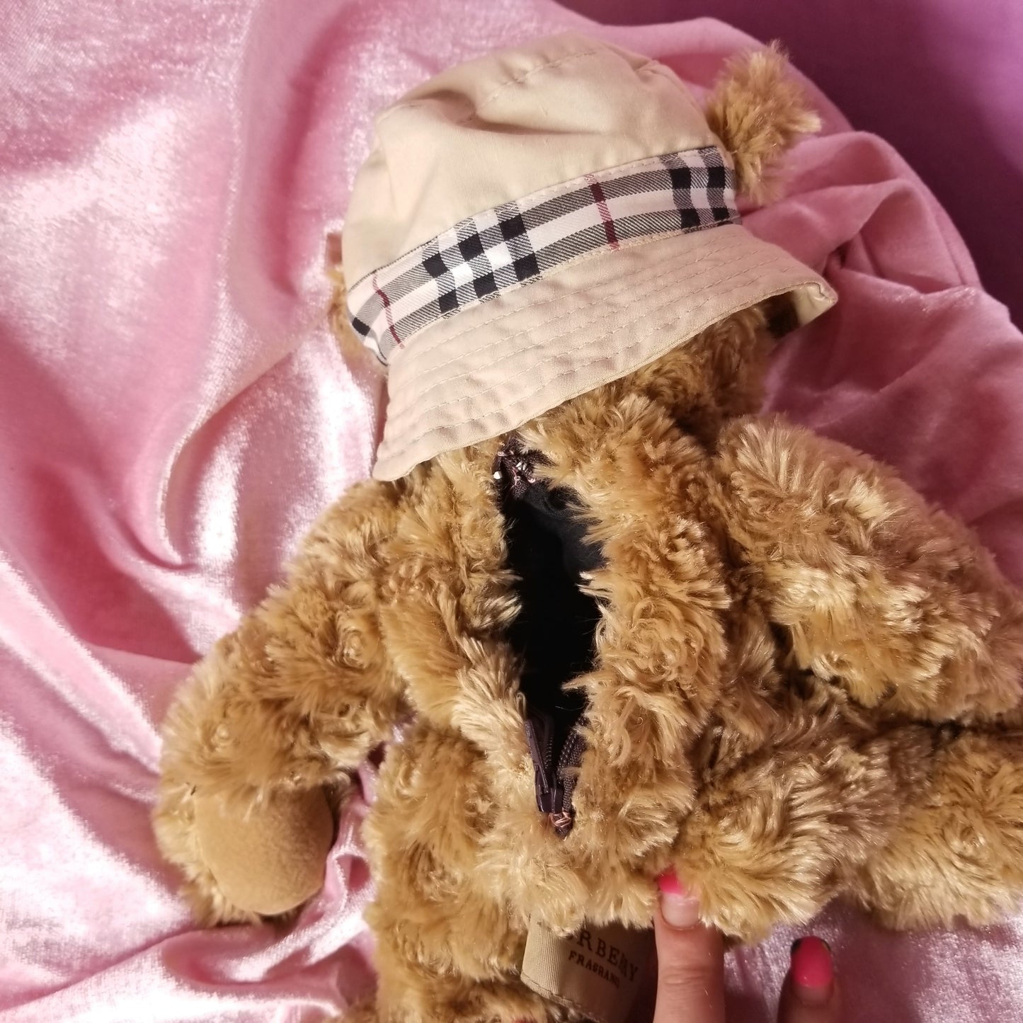 06 Burberry bear upcycled purse