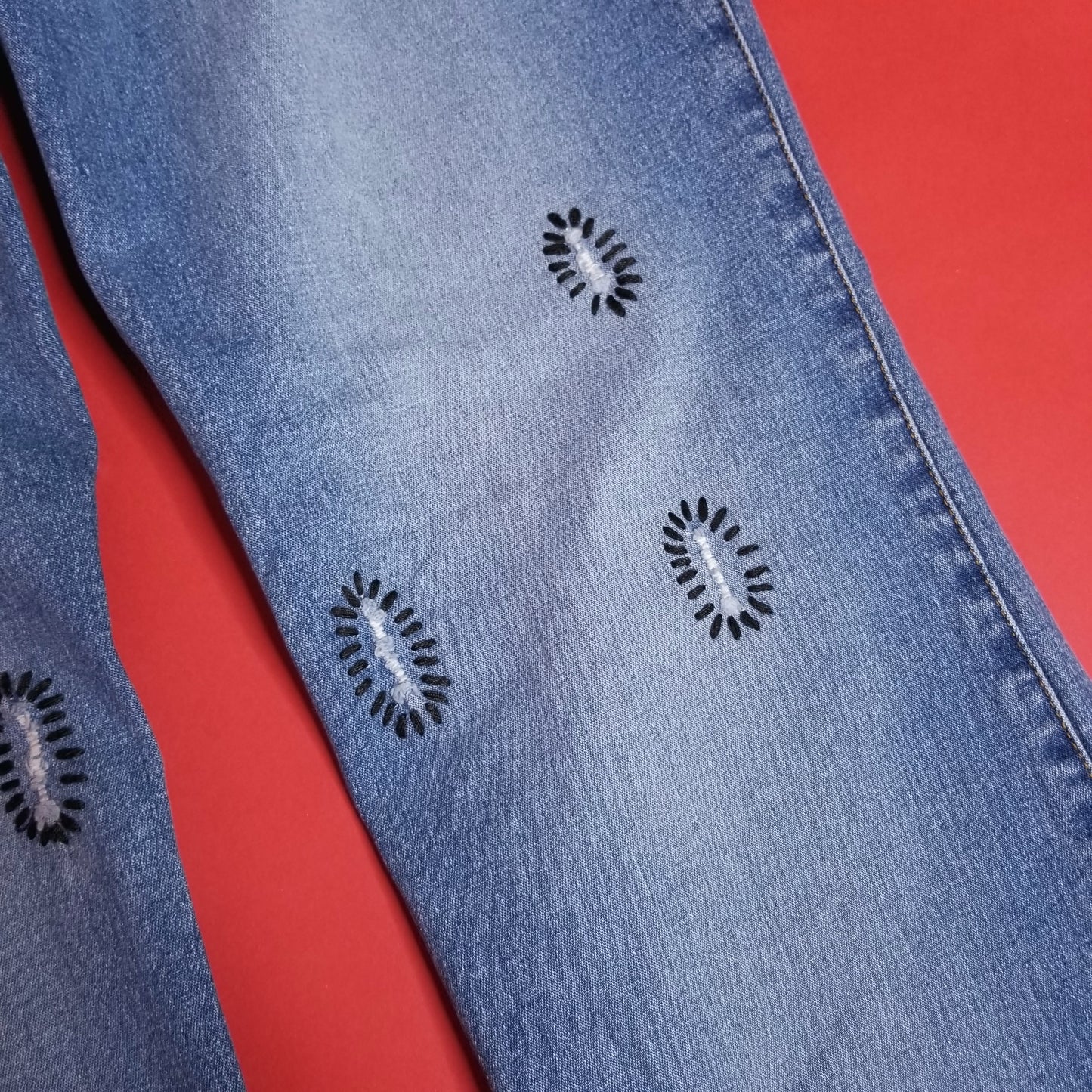 Y2k boho glam lowrise jeans