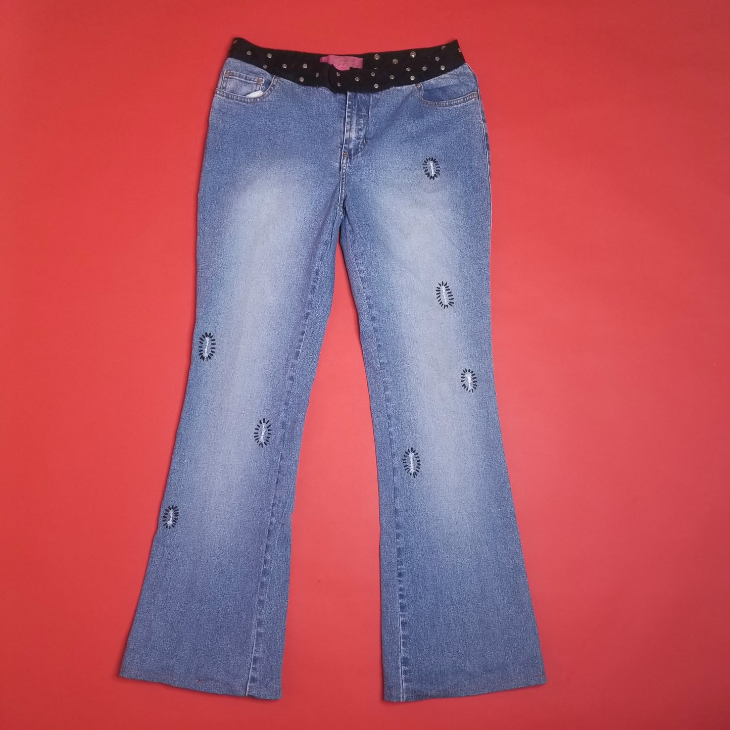 Y2k boho glam lowrise jeans