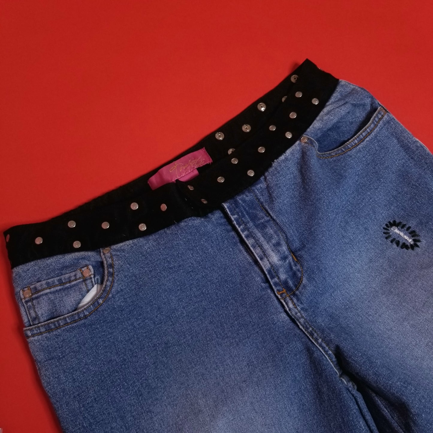 Y2k boho glam lowrise jeans