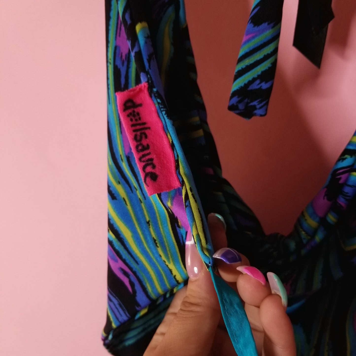 Candy swirl Halter top