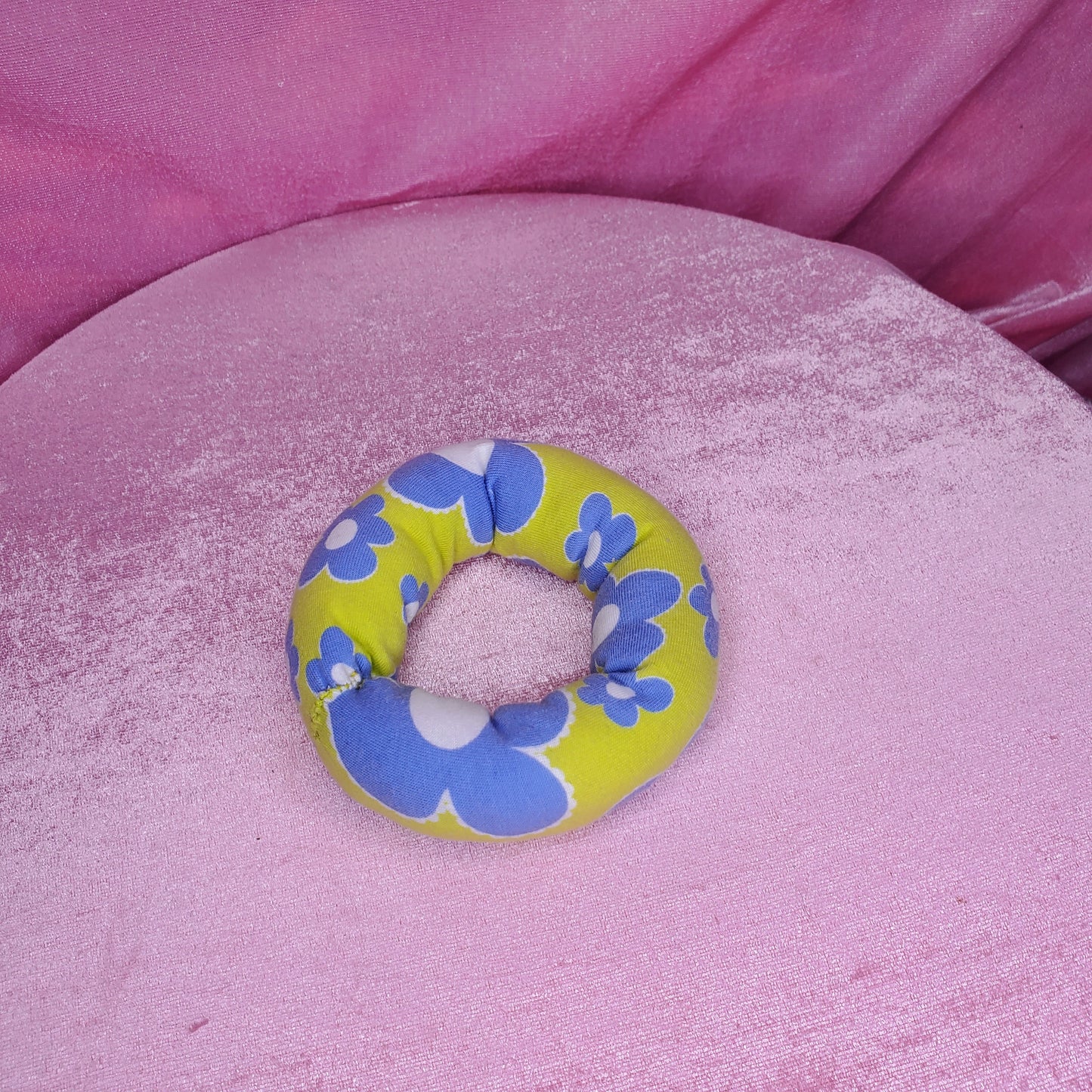 Flower Power plush bangle
