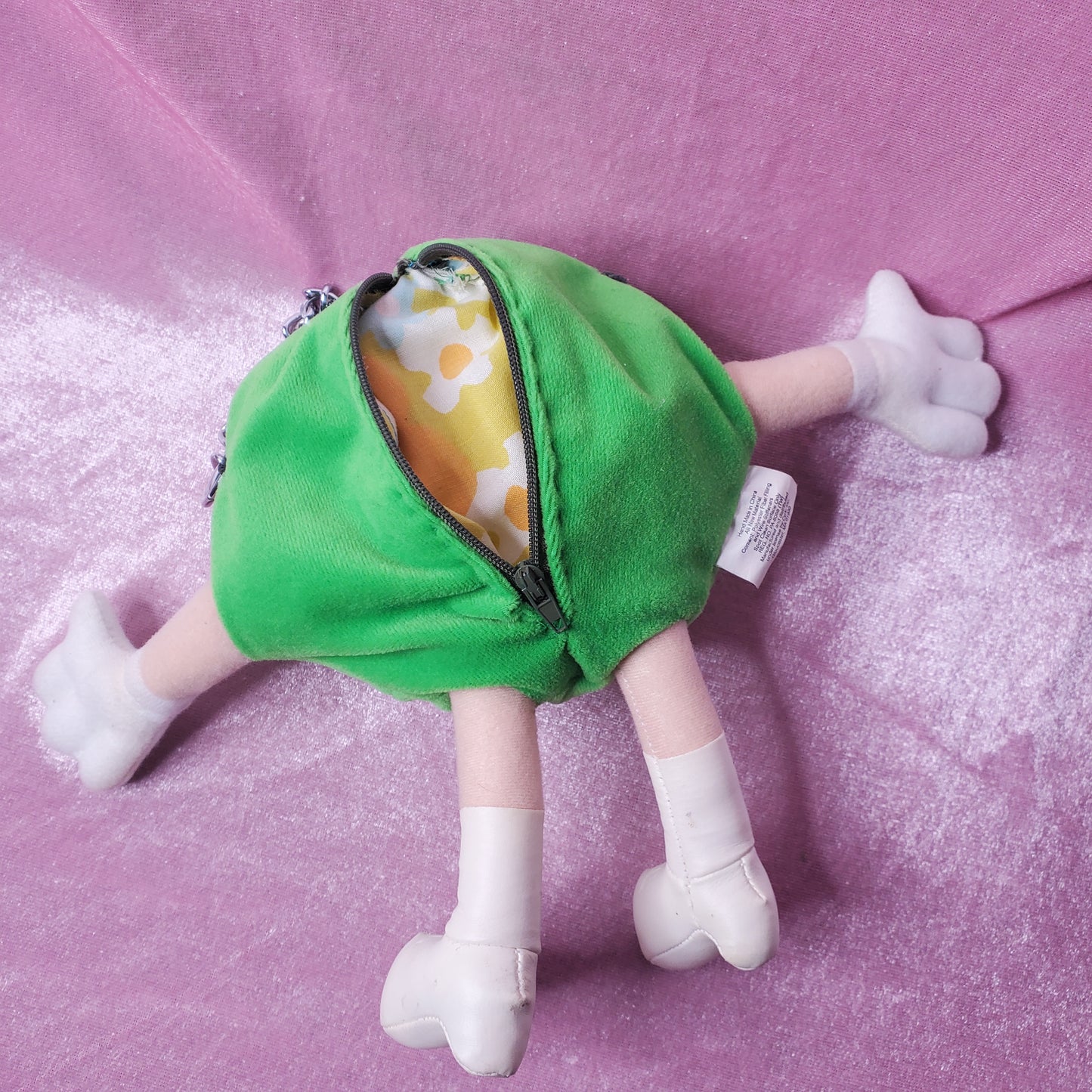 Ms. Green M&M plush purse