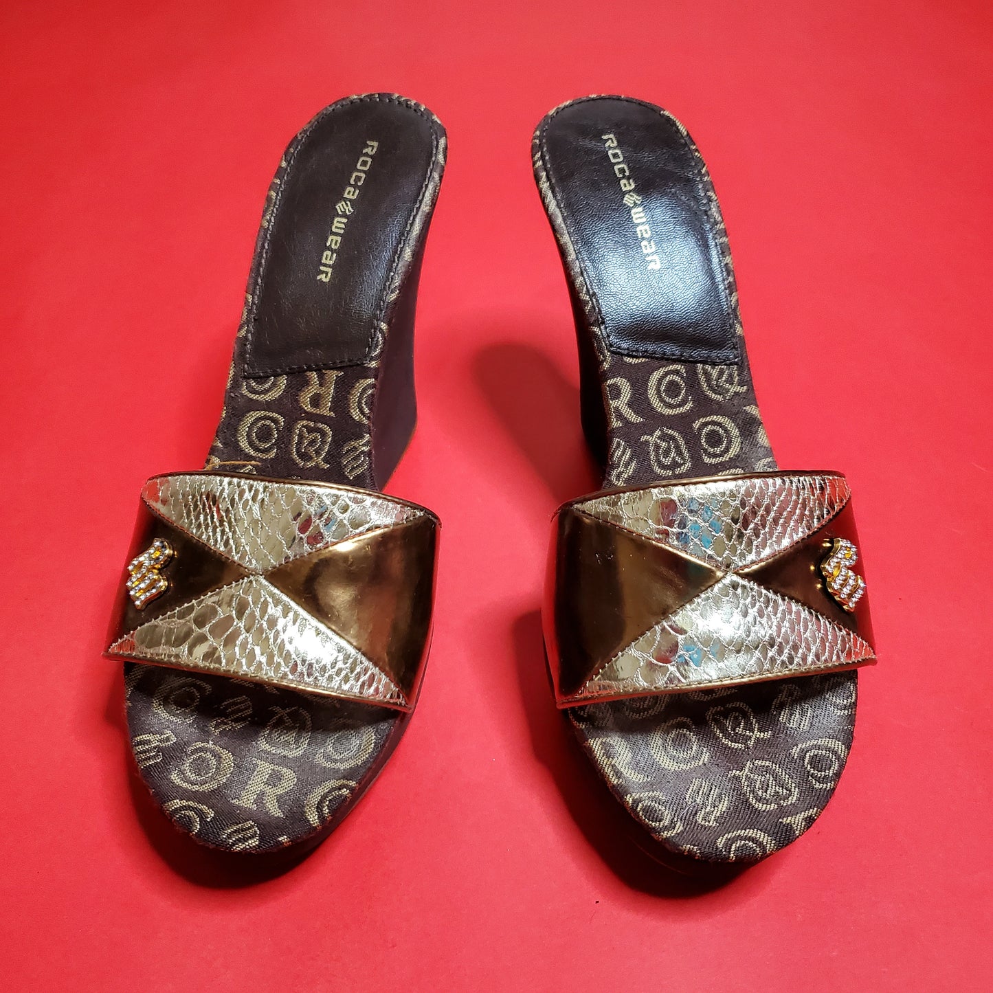Y2k vixen Rocawear wedge heels