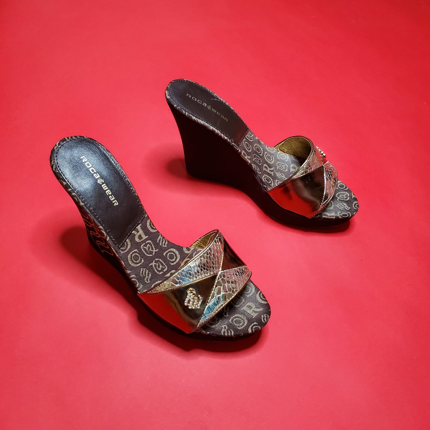 Y2k vixen Rocawear wedge heels