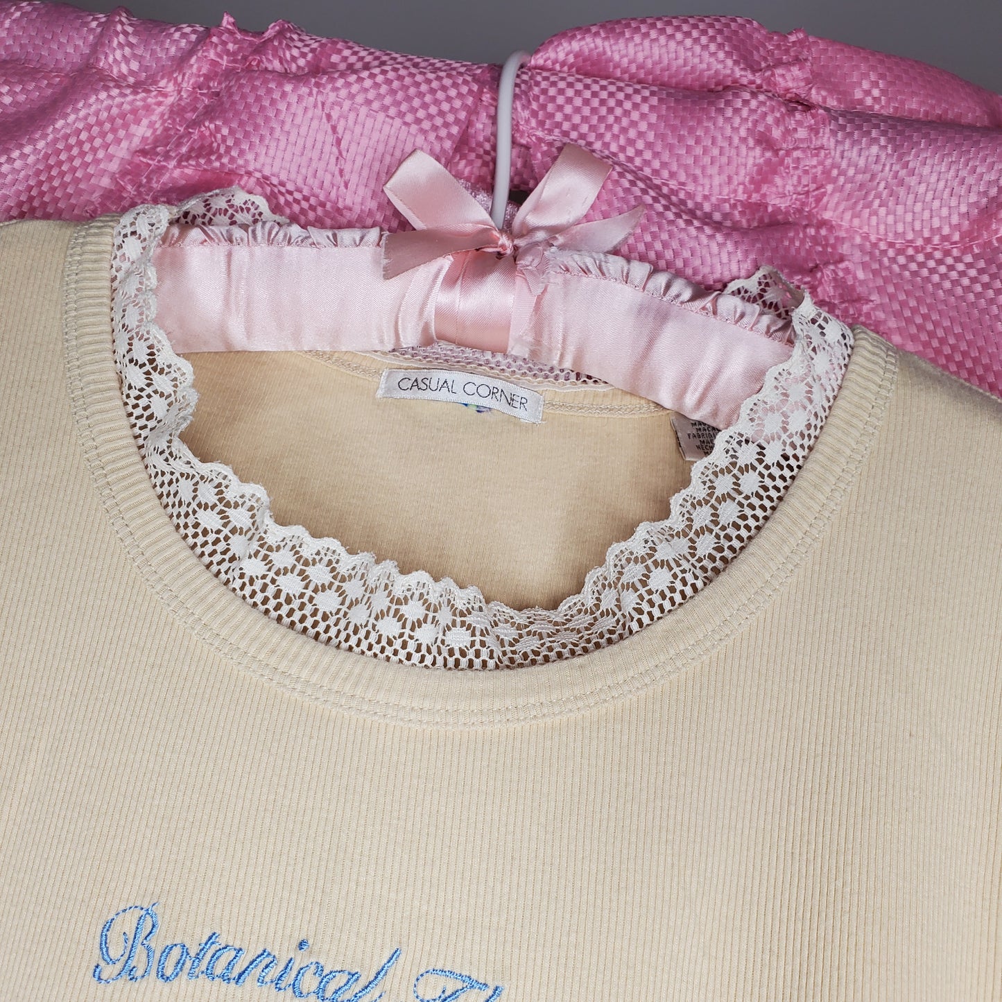 Botanical fleur beaded hippie babe top