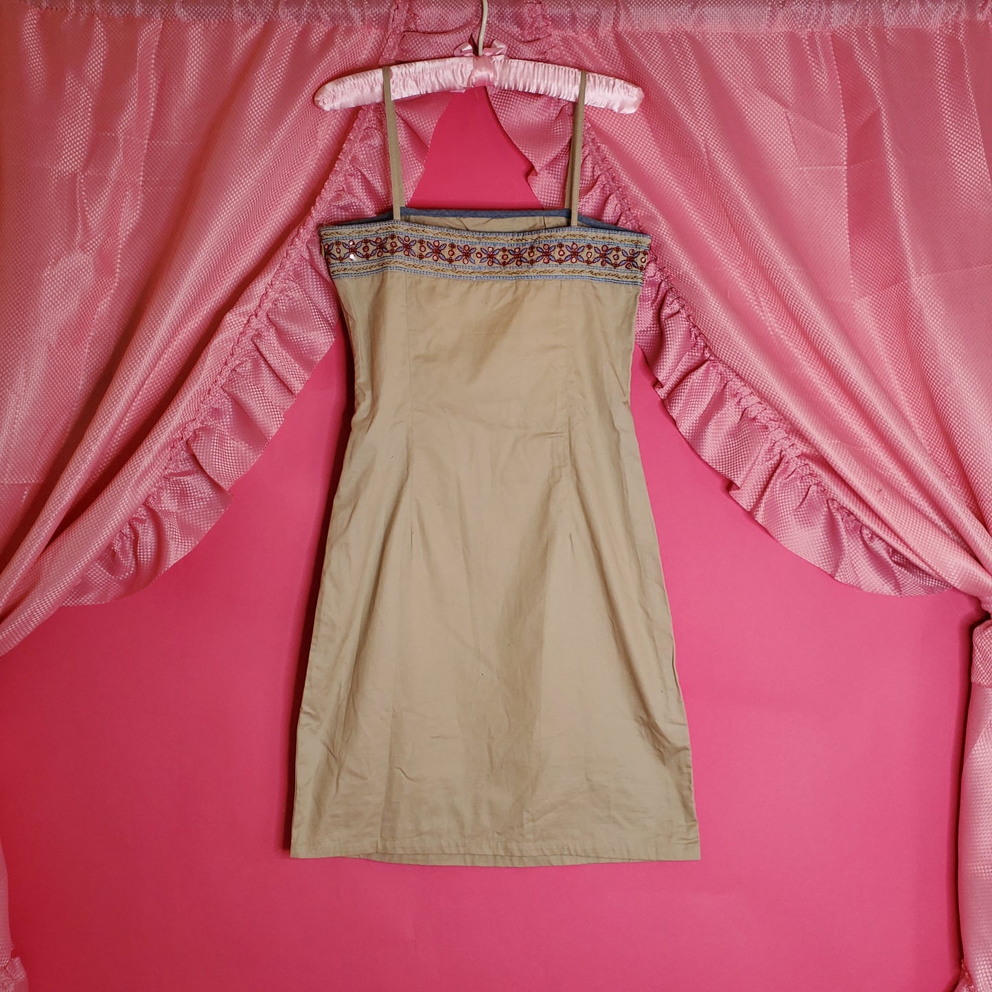 Early 00's Tommy Hilfiger khaki dress