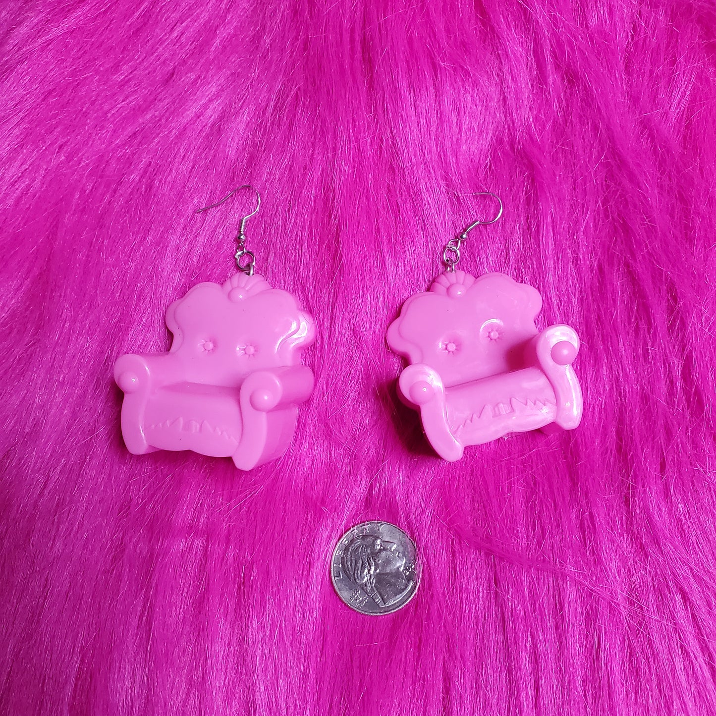 Couch potato earrings