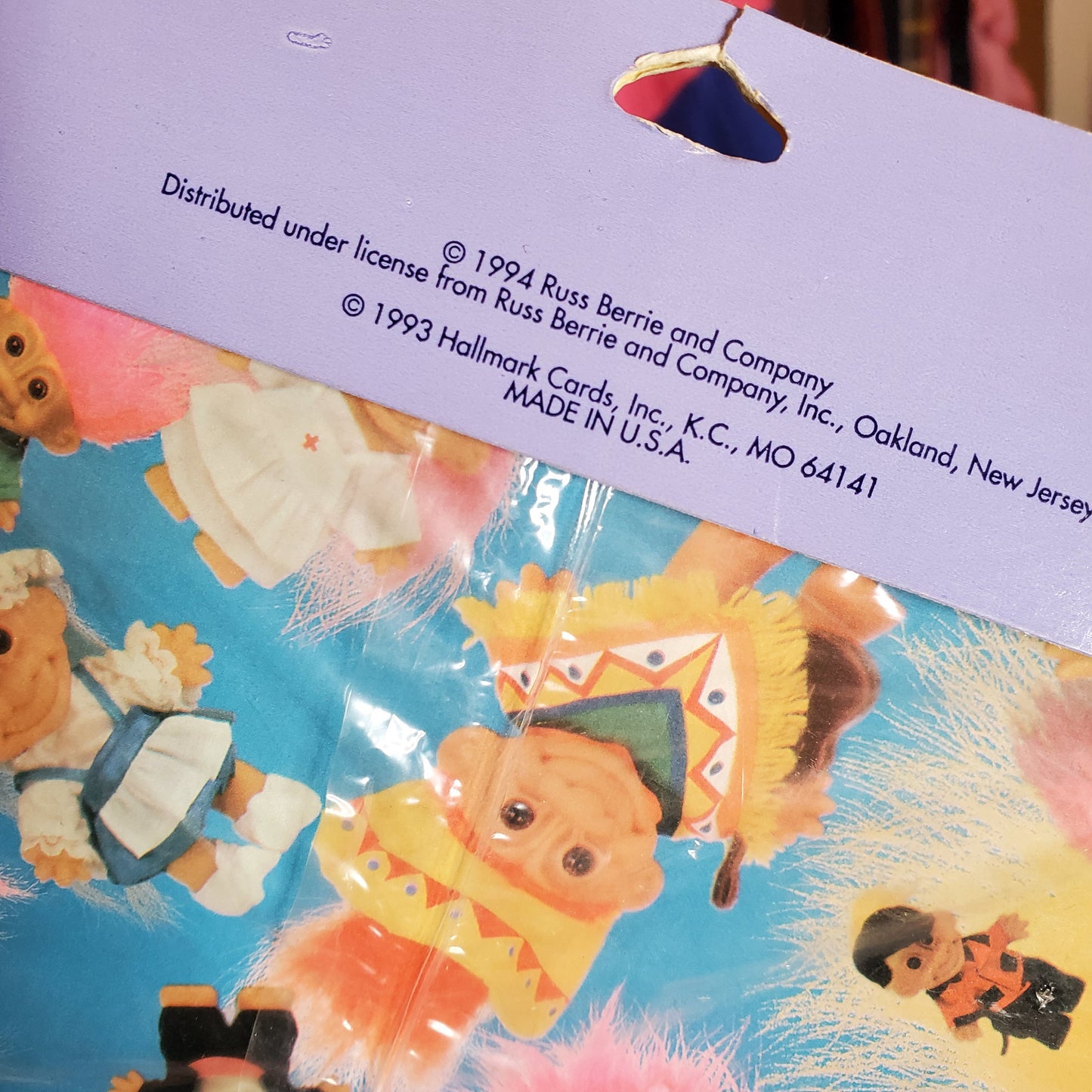 1994 Trolls Gift wrap