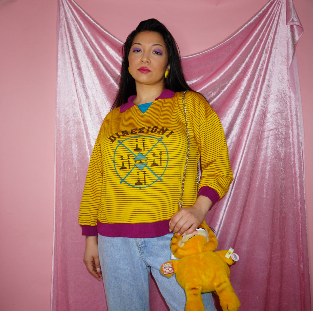 1981 Garfield crossbody plush bag