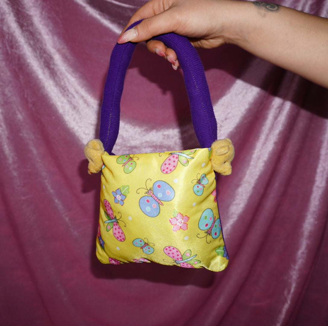 Butterfly Bear mini puffer bag