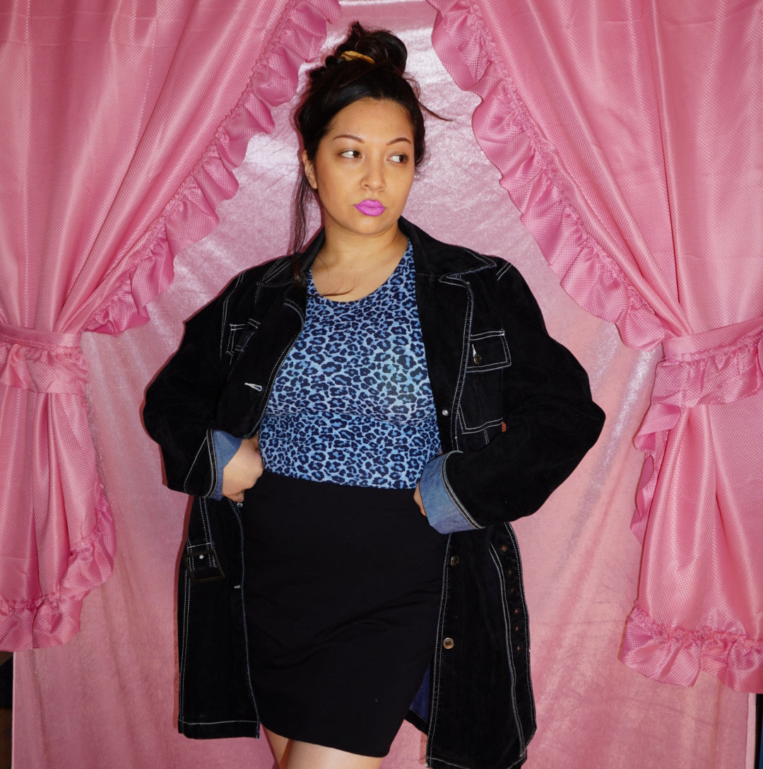 City Doll belted trench coat