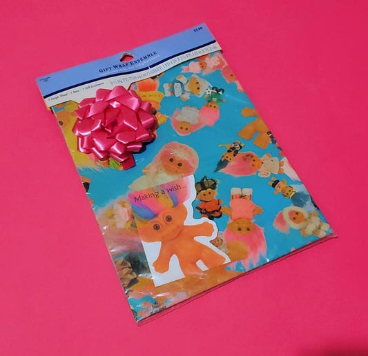 1994 Trolls Gift wrap