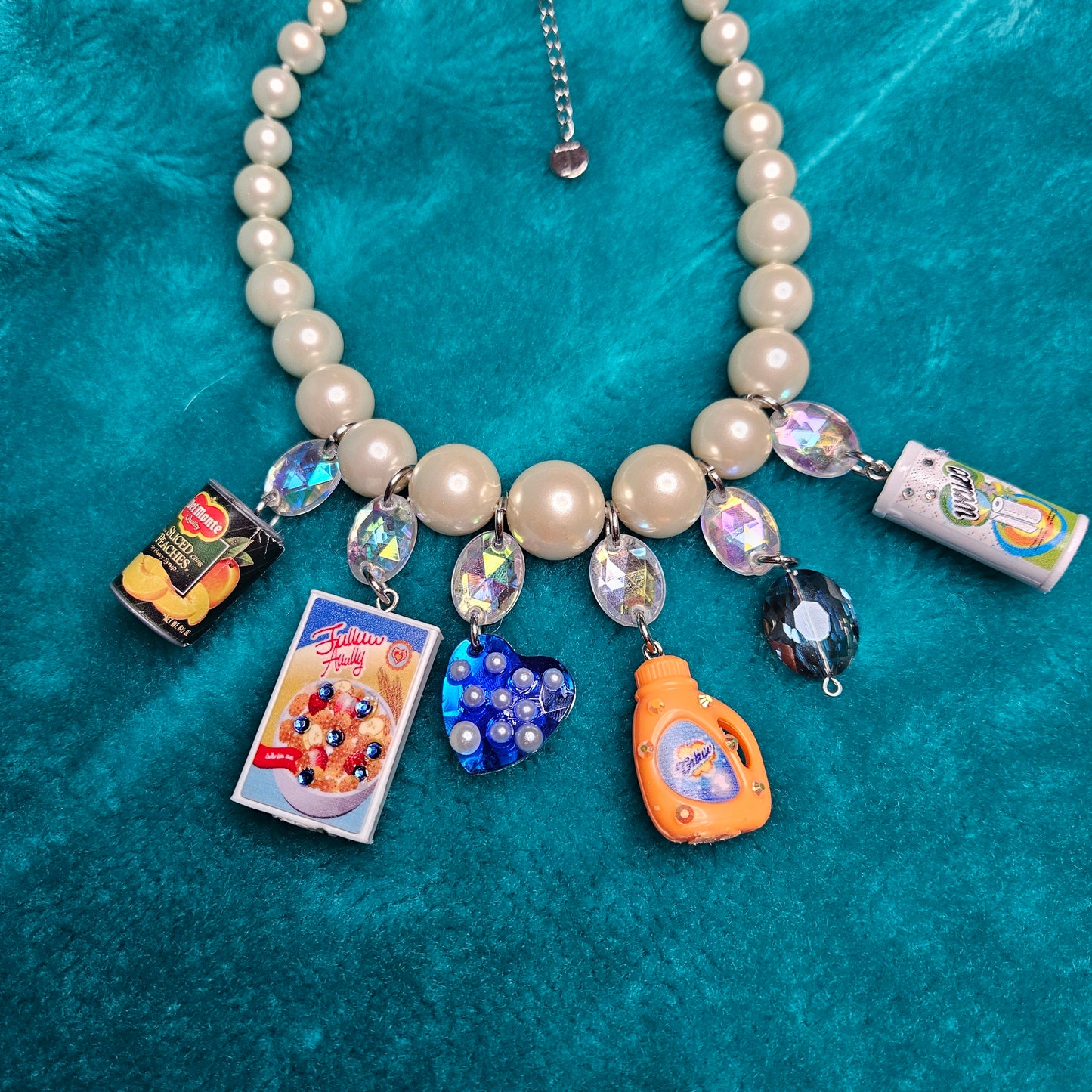 Grocery glam charm necklace