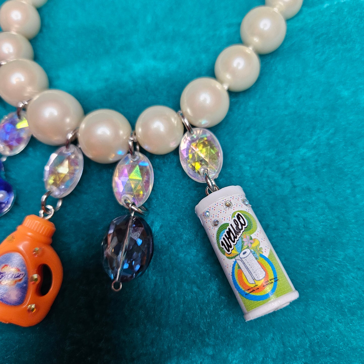 Grocery glam charm necklace