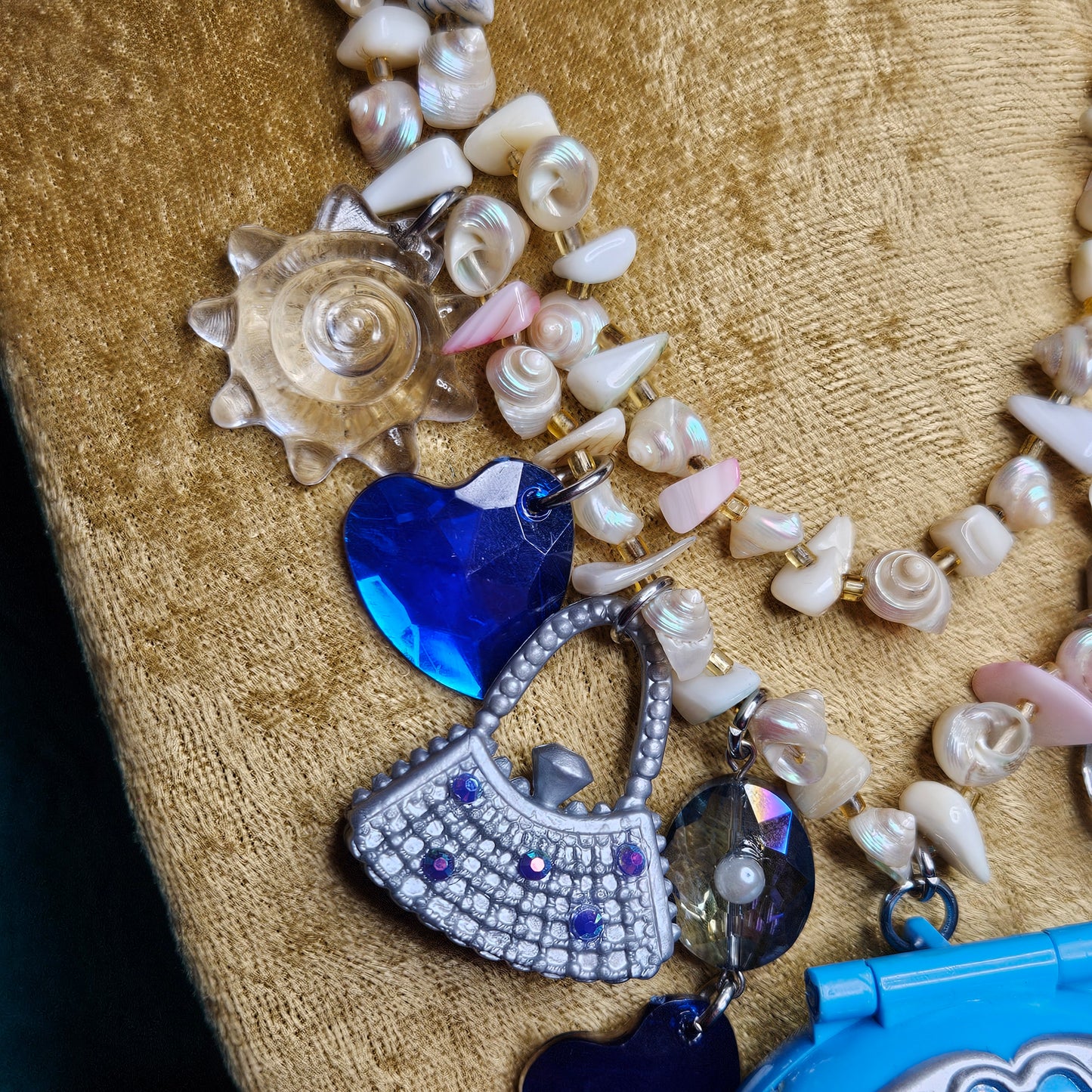 Sea Glam nostalgia charm necklace