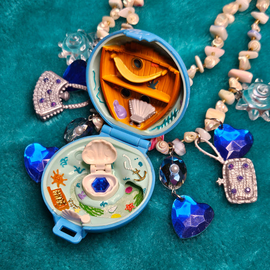Sea Glam nostalgia charm necklace