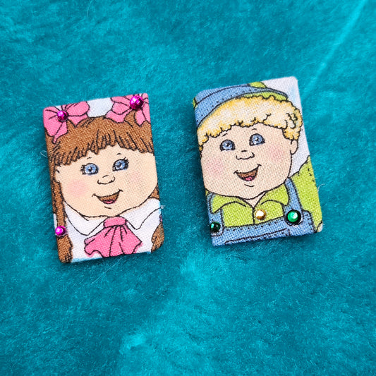 Cabbage patch kids stud earrings