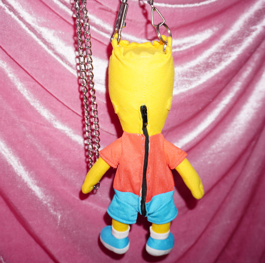 Bart Simpson Plush crossbody purse