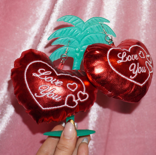 Love you earrings