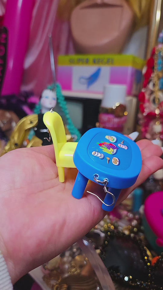 The Dolls Table doll furniture earrings