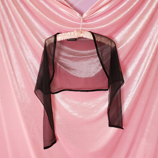 Mesh see through cover up