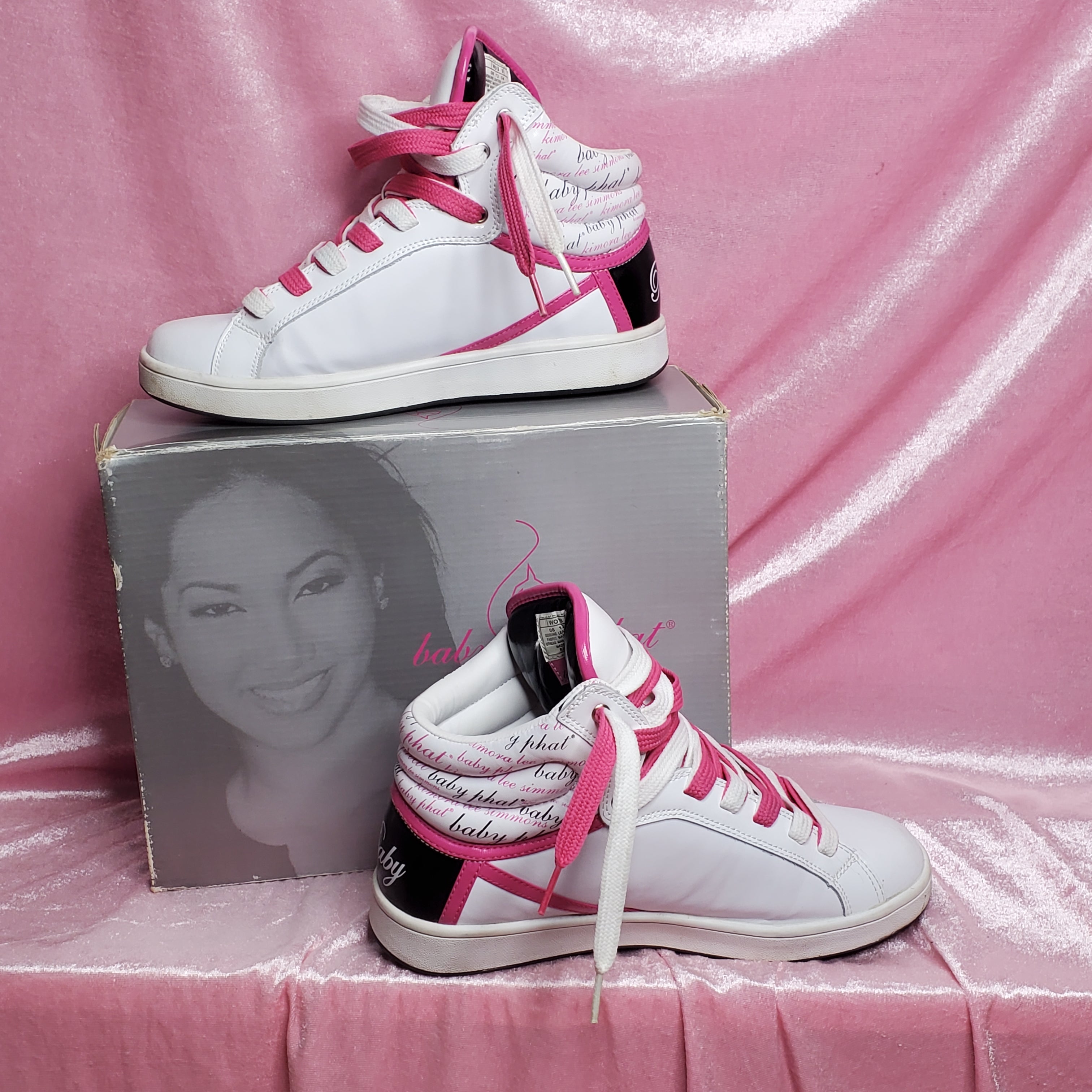 Baby phat clearance high top sneakers