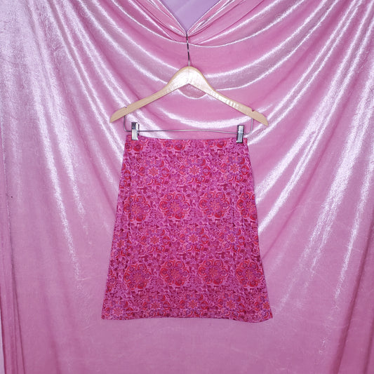 Kaleidoscope midi skirt