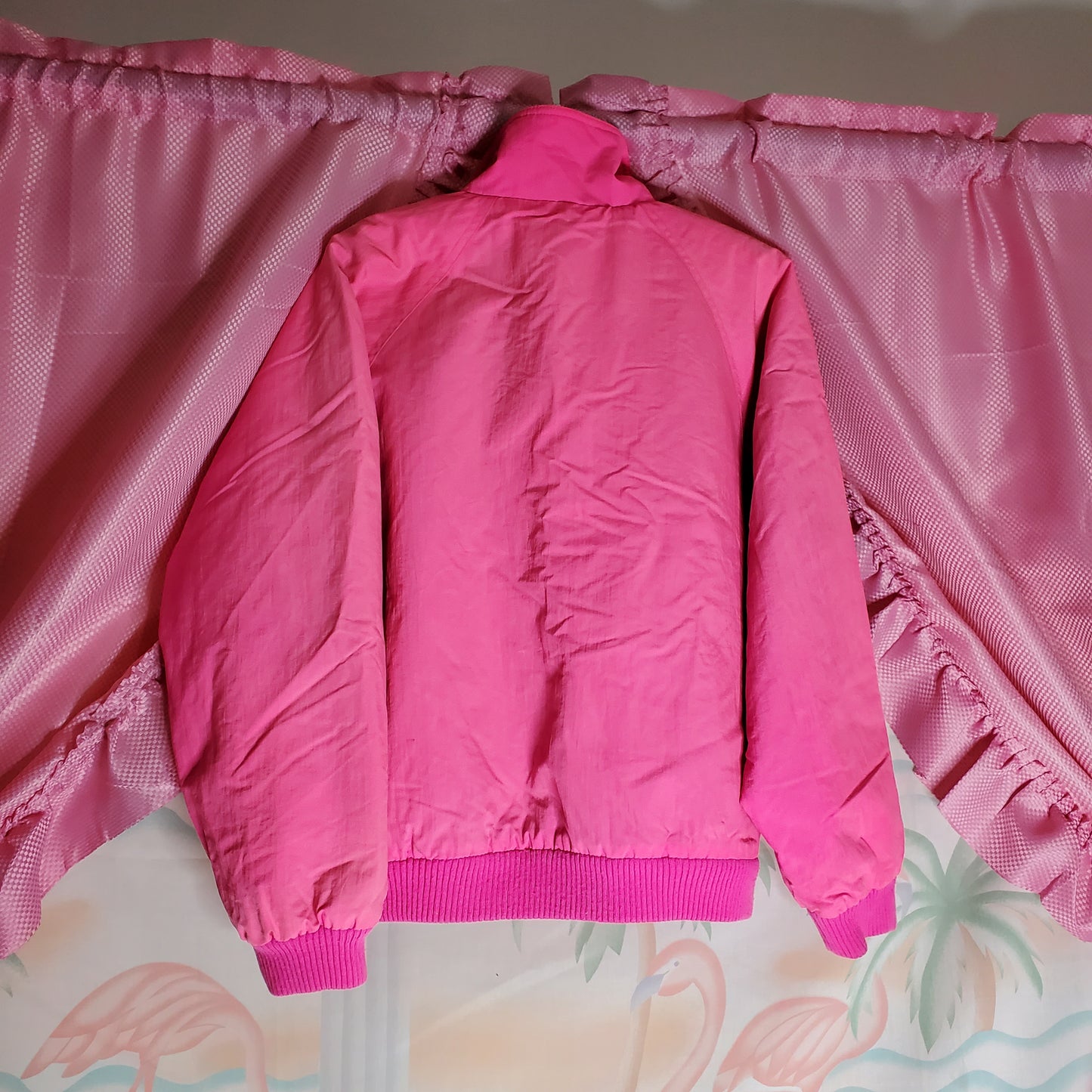 Neon fleece lined sportsjacket