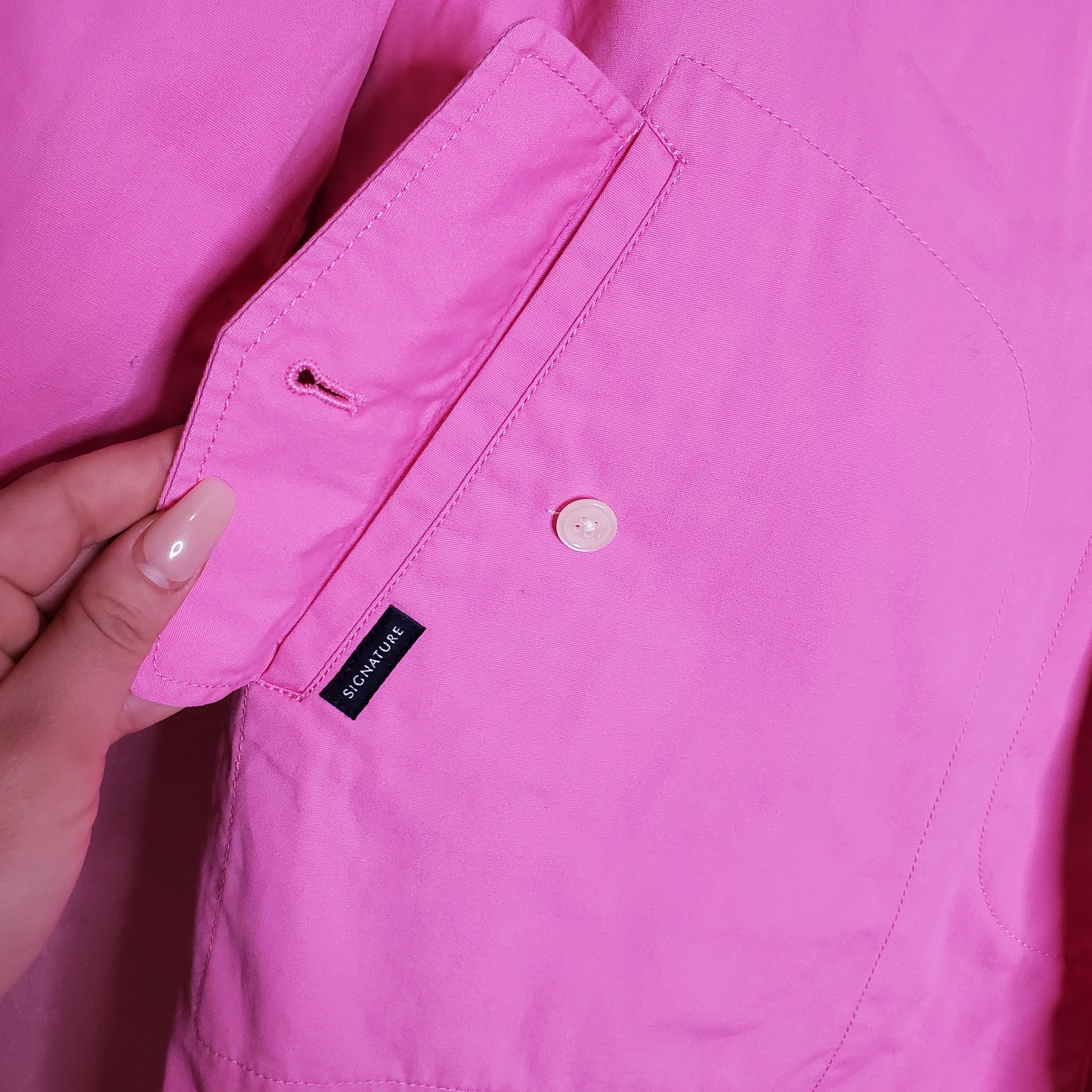 Reversible Pastel pink nostalgic flower trench coat