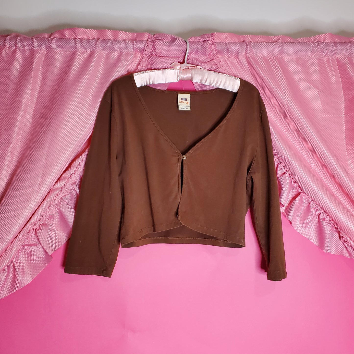 Brown cover up cardigan