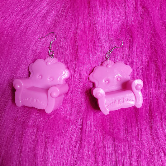 Couch potato earrings
