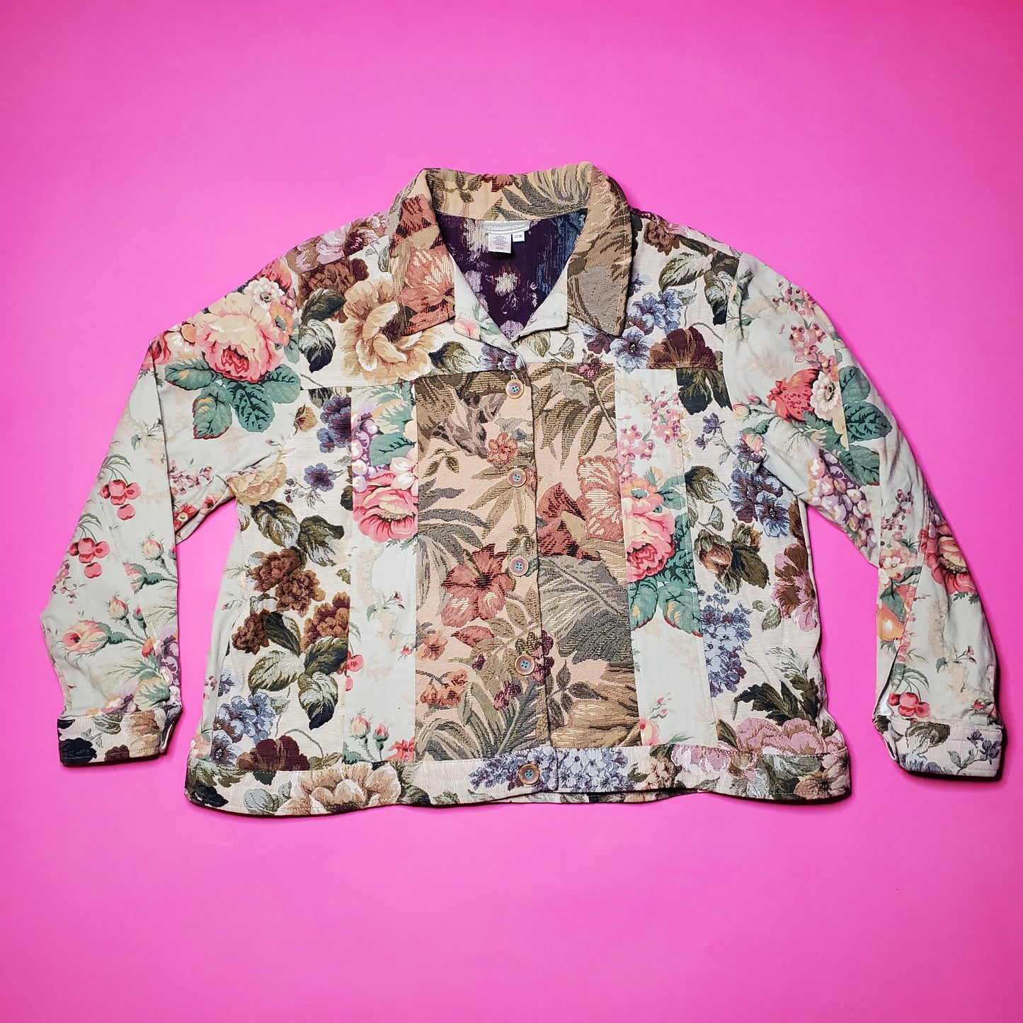 Floral couch tapestry jacket