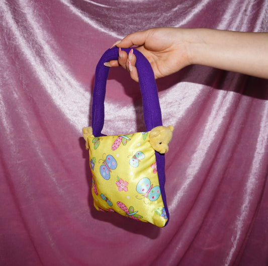 Butterfly Bear mini puffer bag